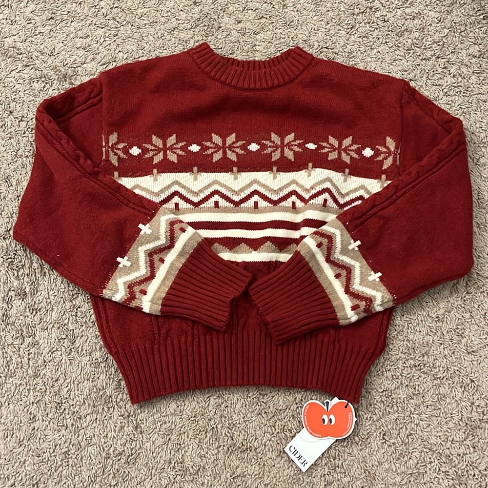 Knitted Pattern Sweater